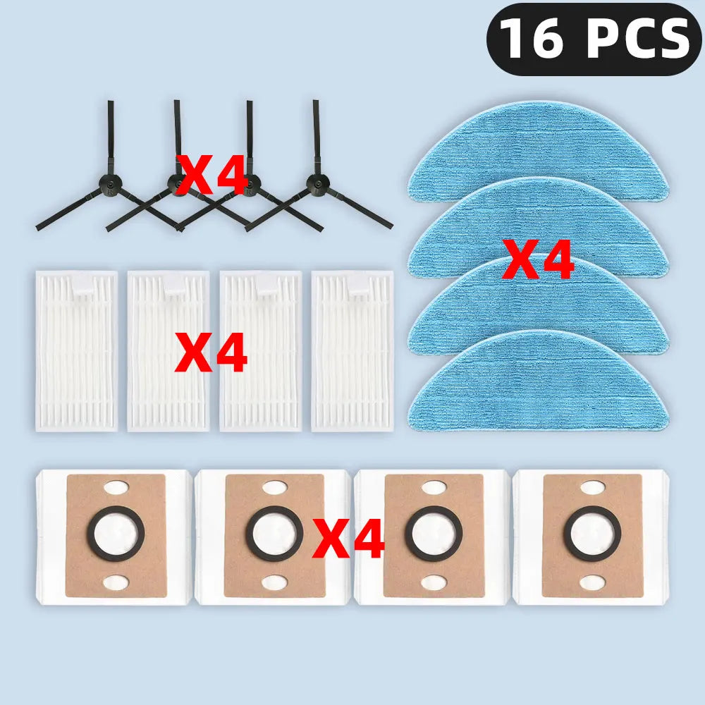 Kit Accessoires et Pièces de Rechange Compatibles ILIFE V9 / V9 Pro / G9 / G9 Pro / A12 Pro