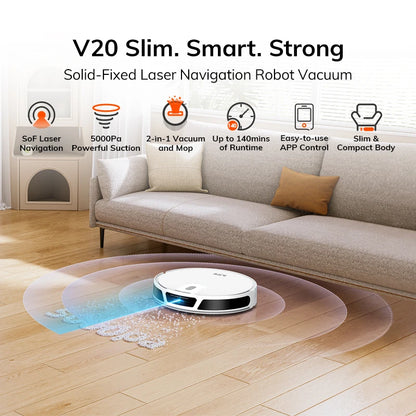Aspirateur Robot ILIFE V20 – Performance, Puissance et Confort Ultime